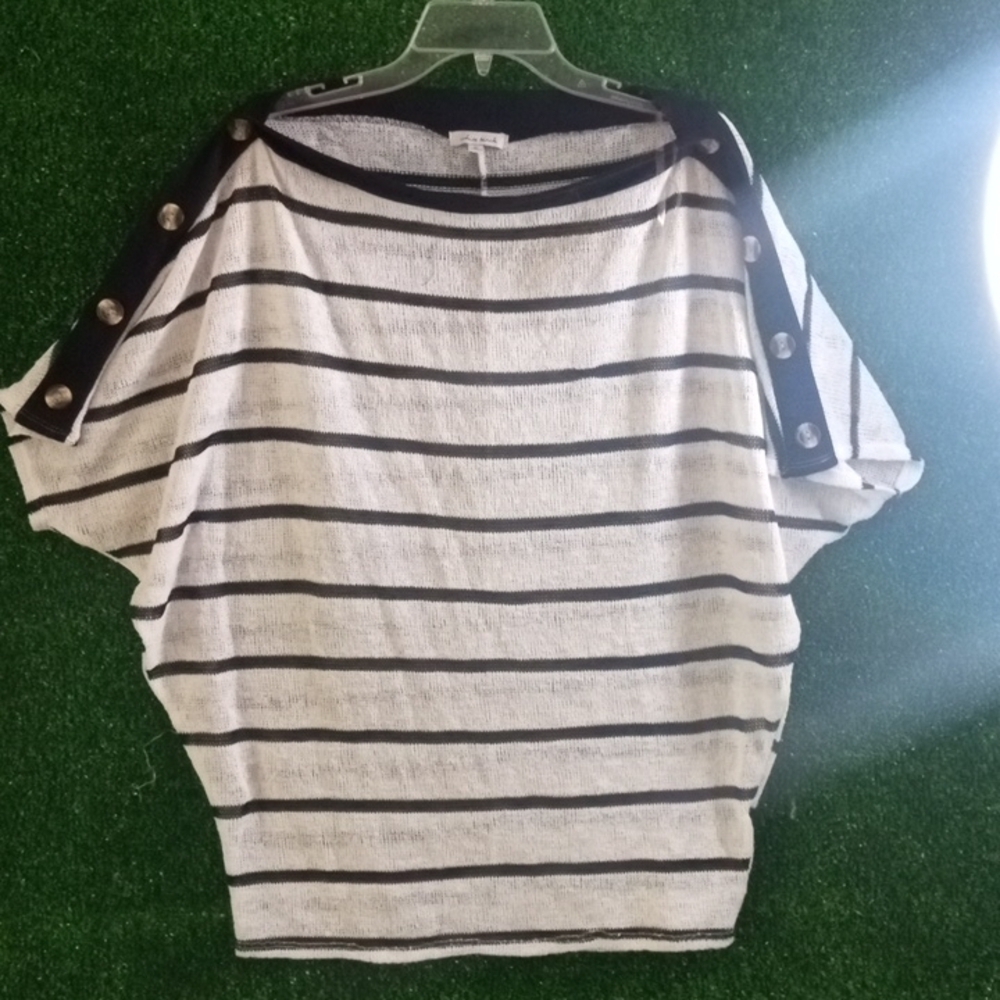 White birch striped blouse